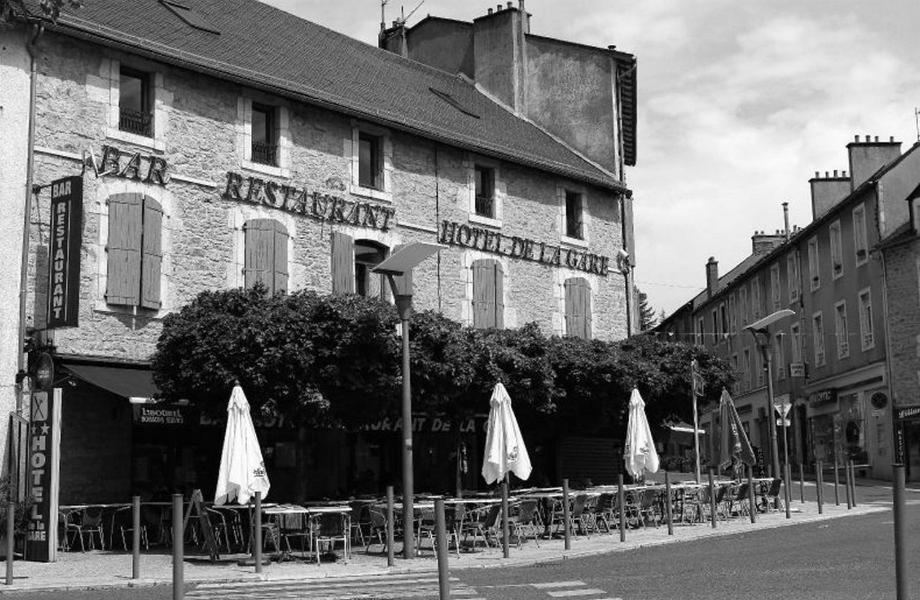 Hotel de la Gare Sévérac-le-Château Exterior foto