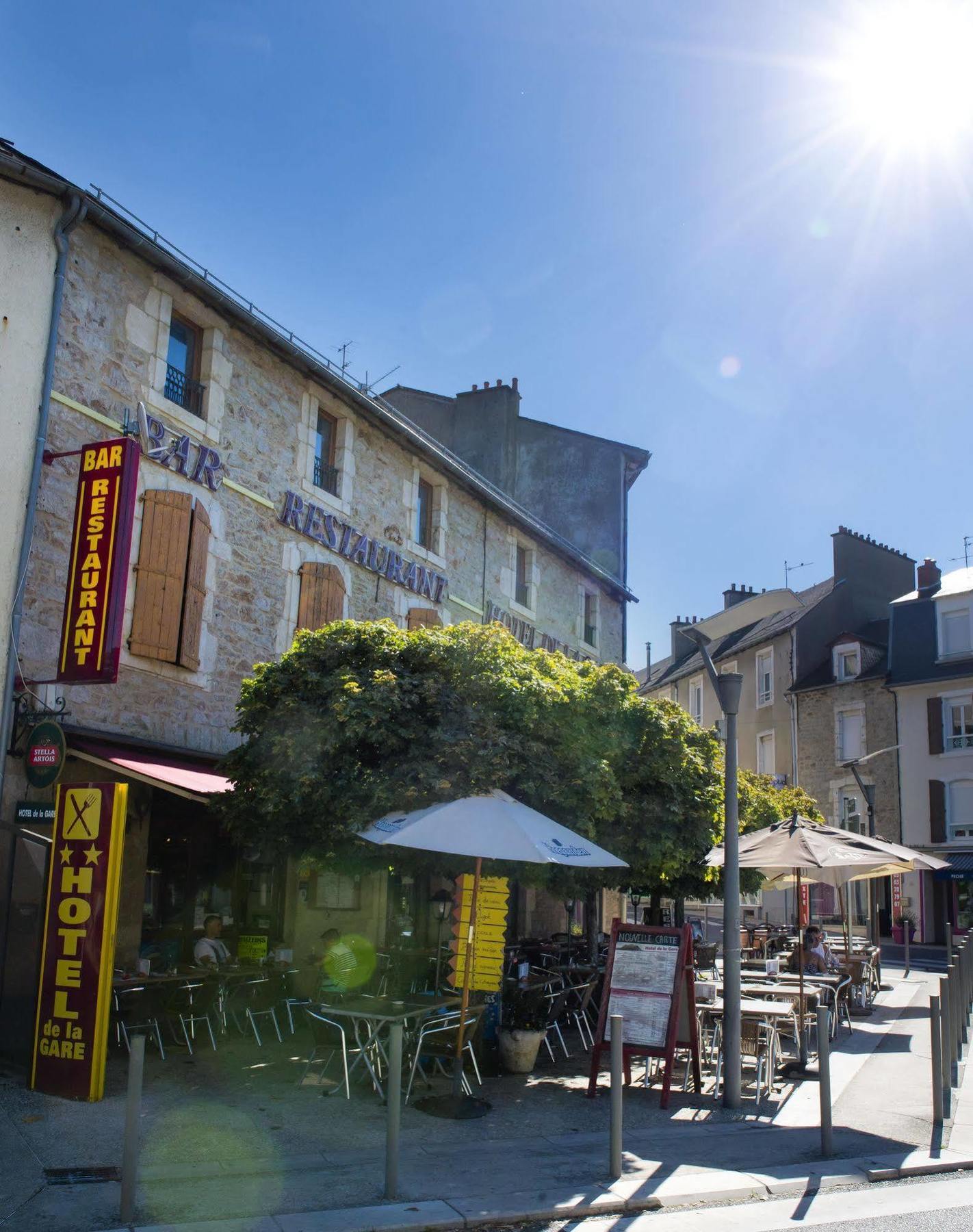 Hotel de la Gare Sévérac-le-Château Exterior foto