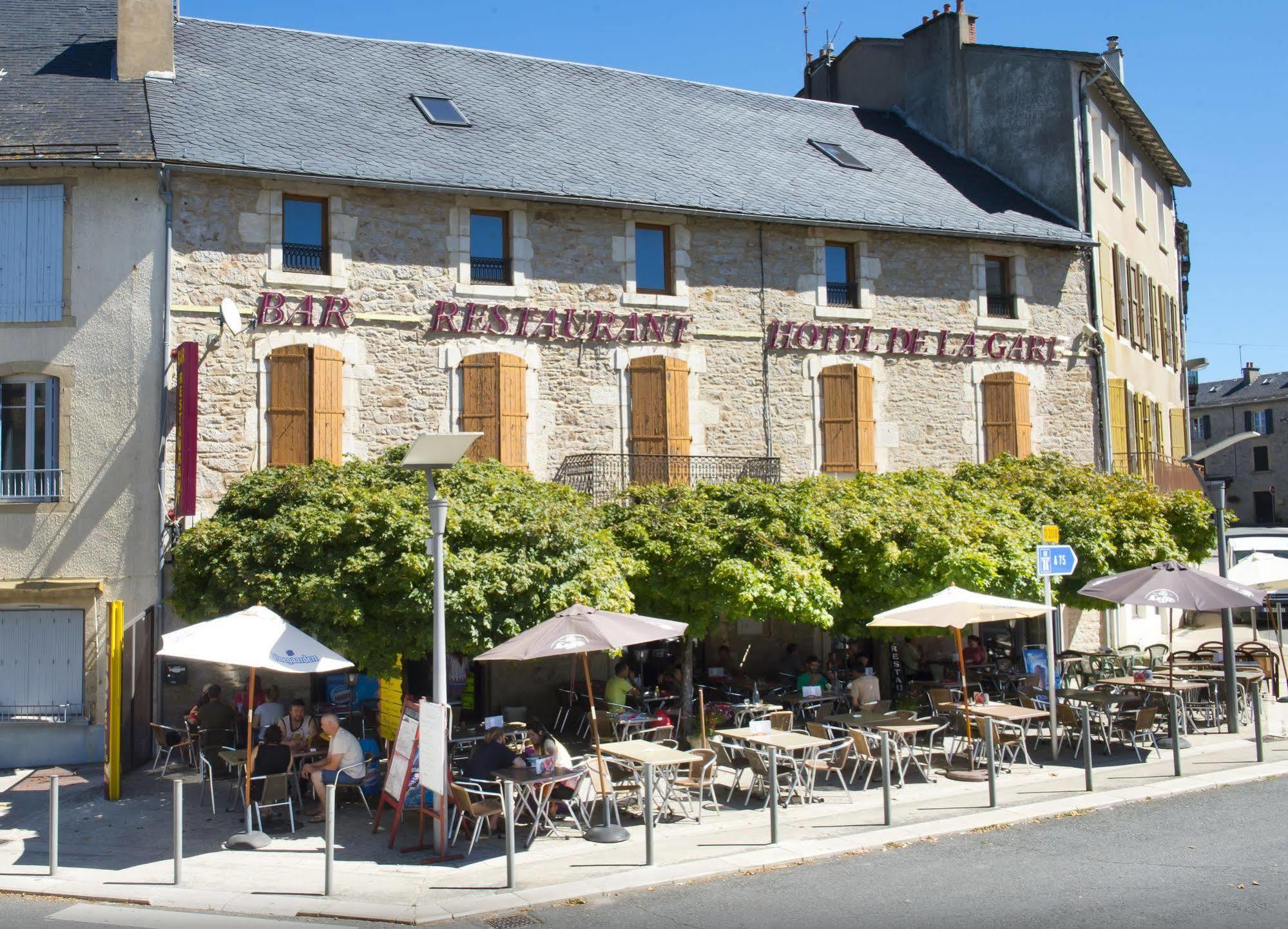 Hotel de la Gare Sévérac-le-Château Exterior foto